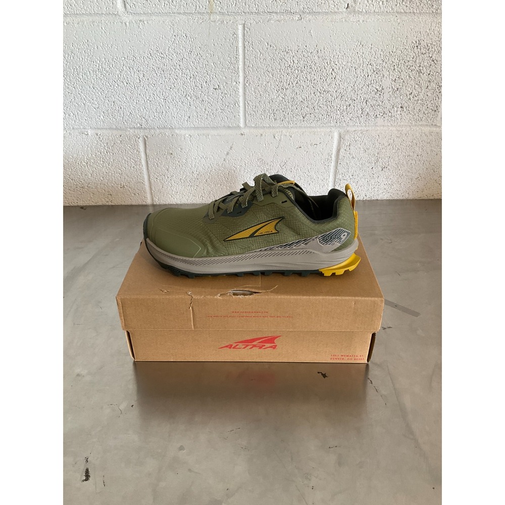 USED Altra Lone Peak 9 Trail Running Shoes Men's Size 8 Green